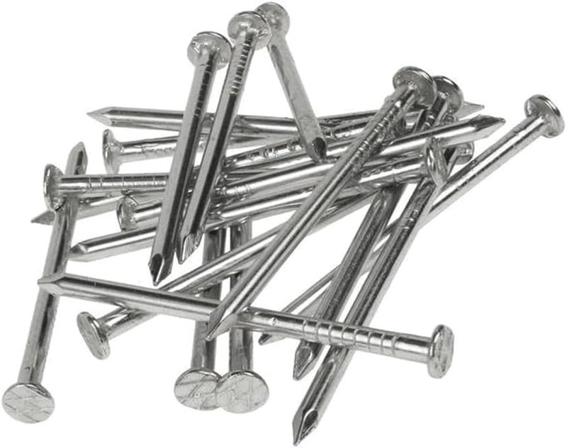 Duravel High Strength Round Head Nails for Carpentry and Electrical Work (Pack of 10, 1 inch) - Image 1